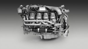 Scania nadále rozšiřuje svou nabídku pro alternativní paliva: Unikátní motor V8 Euro 6 na 100% bionaftu