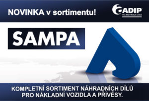 Nově v sortimentu firmy ADIP: SAMPA – kompletní sortiment náhradních dílů