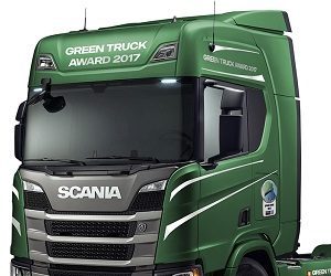 Scania získala ocenění Green Truck Award 2017