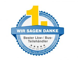 EUROPART = nejlepší obchodník s díly pro nákladní vozy a autobusy 2017