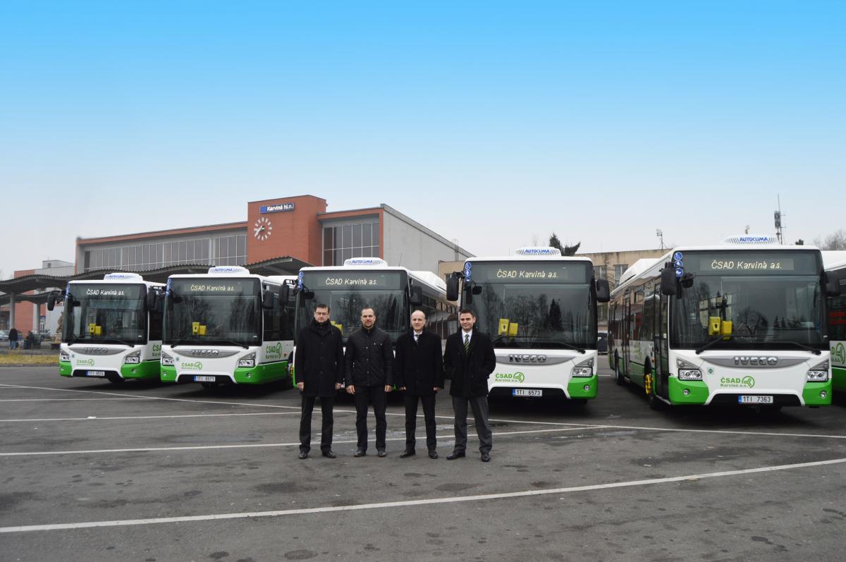 ČSAD Karviná pořídila 6 nových autobusů typu Iveco Urbanway CNG