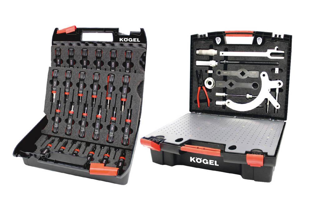 Dva nové kufříky na nářadí Kögel pro dílny