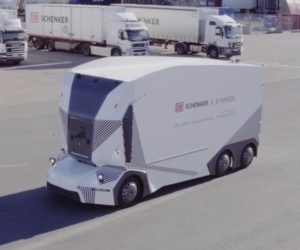 DB Schenker a Einride představují autonomní elektrický nákladní vůz T-pod