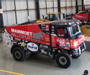 Kamiony MKR jsou připraveny na start Dakaru