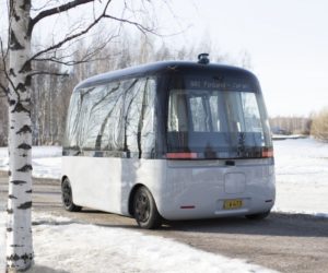 Celosvětově první autonomní autobus do každého počasí jezdí na pneumatikách Nokian Hakkapeliitta