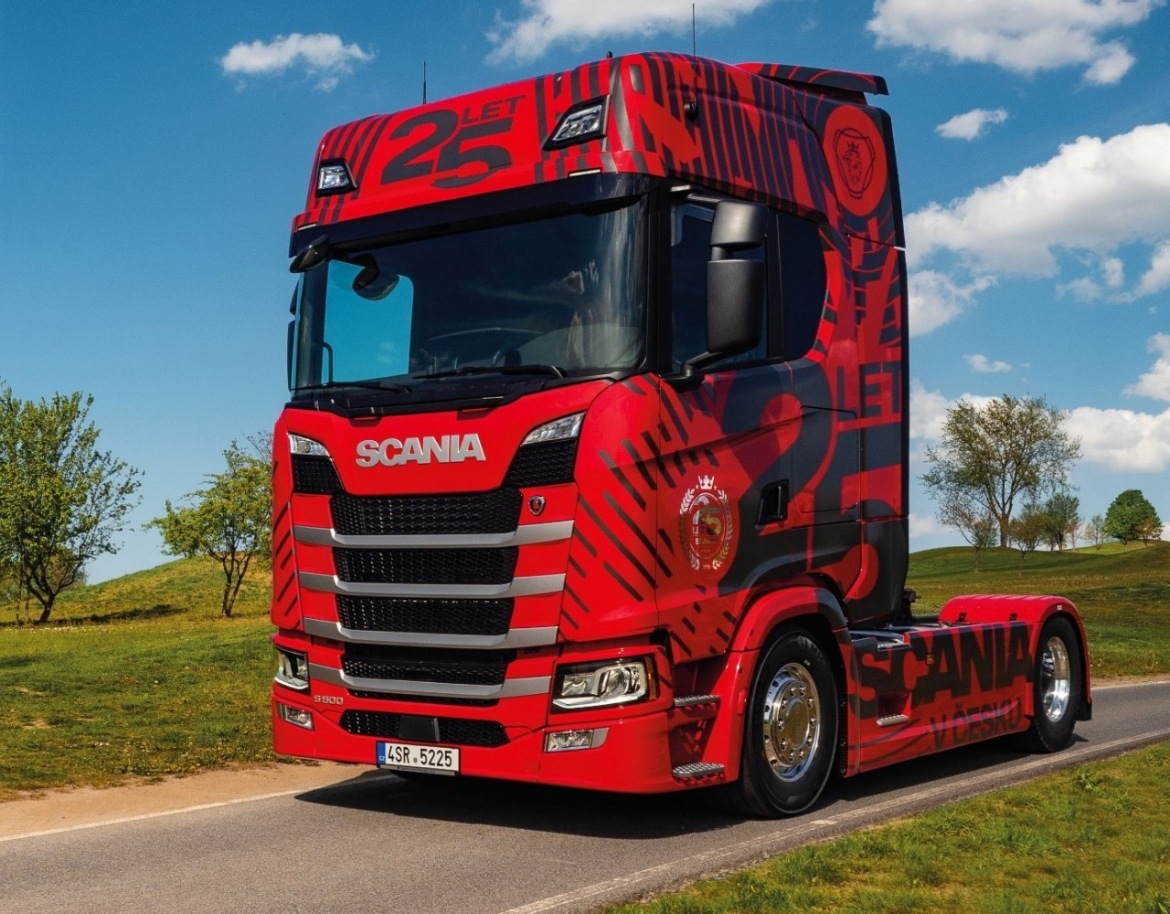 Limitovaná edice Scania k oslavě 25 let na českém trhu