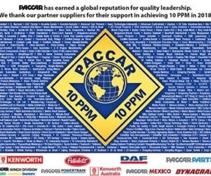 Dayco bylo oceněno certifikátem kvality firmy Paccar