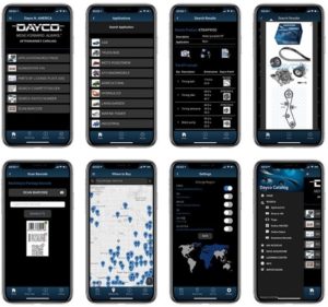 Dayco katalog v mobilní aplikaci