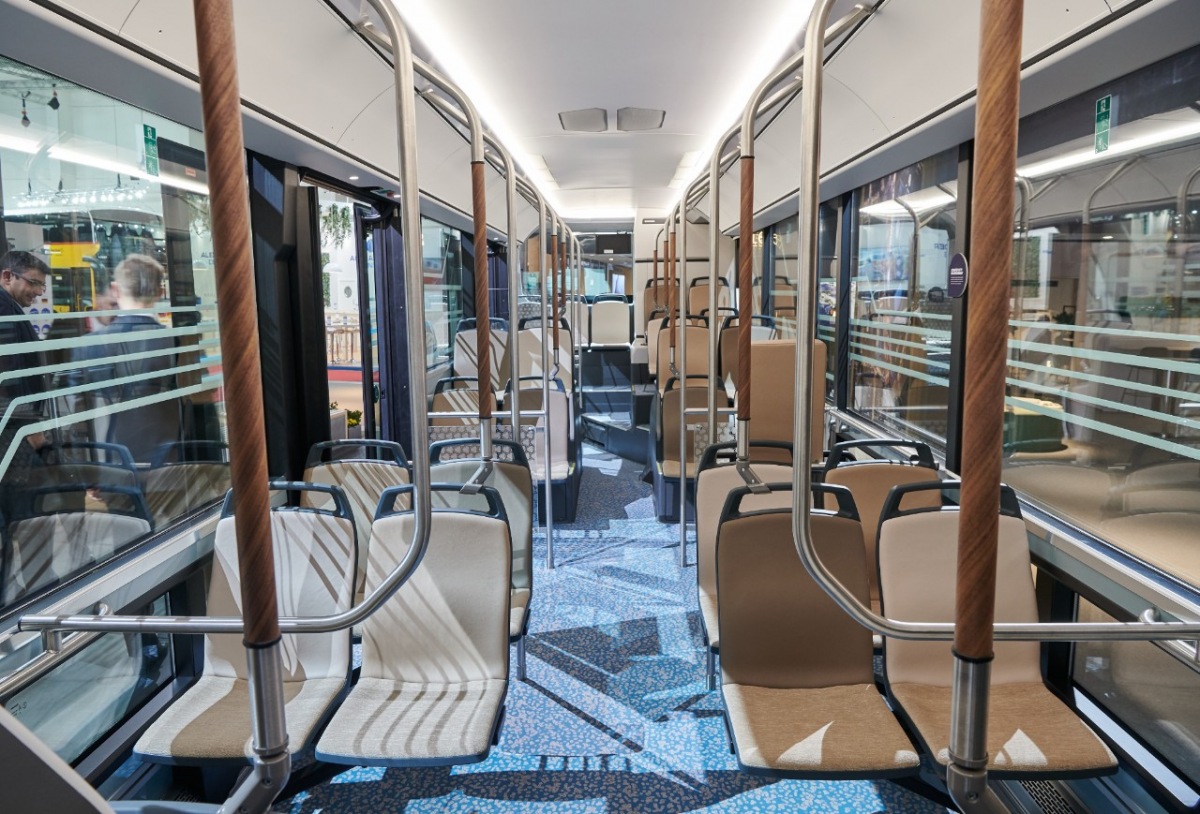 Scania autobus interiér