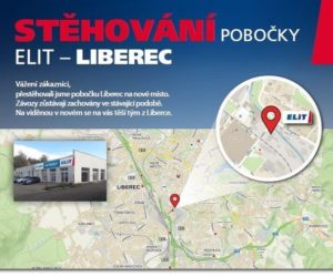ELIT přestěhoval pobočku v Liberci na novou adresu