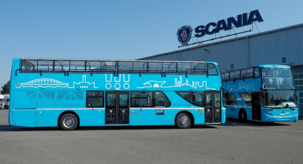 Scania dvoupatrové autobusy pro Ostravu