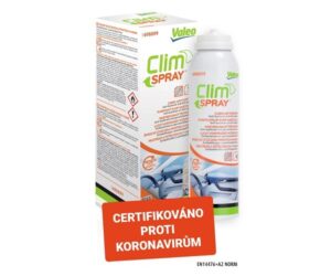 Valeo ClimSpray a ClimPur s certifikátem účinnosti proti koronaviru