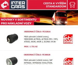 Inter Cars novinky pro truck, bus a agro