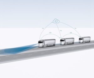 Komunikace mezi nákladními vozidly je důležitá pro automatizaci jízdy