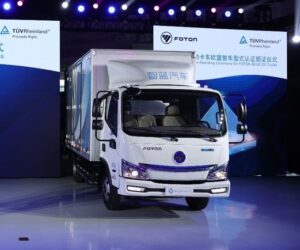 Čínský elektrický nákladní automobil FOTON získal povolení k provozu v EU
