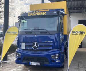 Dachser nasadil první e-Truck na přeshraniční přepravy