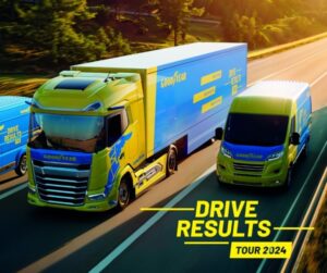 Goodyear představuje svou nabídku dopravcům prostřednictvím Drive Results Tour 2024