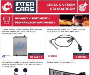 Novinky v sortimentu Inter Cars pro nákladní automobily