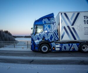 Renault Trucks E-Tech T Diamond Echo v mrazivých podmínkách