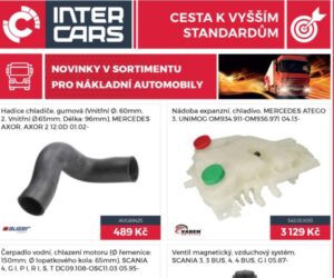 Inter Cars: Novinky v sortimentu pro nákladní automobily