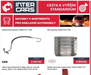 Novinky pro nákladní vozy v nabídce Inter Cars