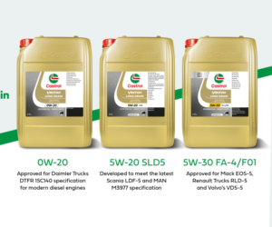Castrol uvádí na trh novou řadu motorových olejů VECTON s nízkou viskozitou pro užitková vozidla