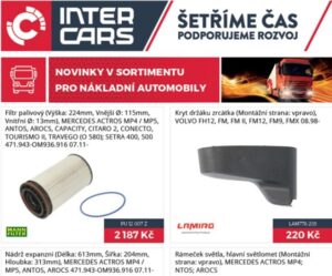 Truckové novinky v nabídce Inter Cars