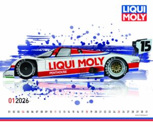 Kalendář pro rok 2026 od firmy Liqui Moly