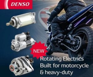 Nové startéry a alternátory DENSO pro motocykly, nákladní vozidla a zemědělskou techniku