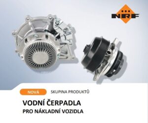 Společnost NRF rozšiřuje svou nabídku o vodní čerpadla pro nákladní automobily