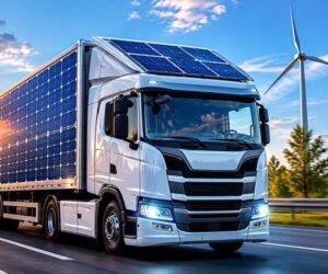 Fotovoltaické panely na kamionech – má to smysl?