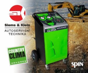 SPIN COUNTRY CLIMA: A/C plnička pro práci v terénu