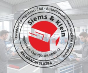 Kalibrace nebo ověření? Siems & Klein vám pomůže